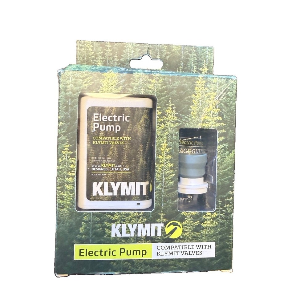 KLYMIT Sleep Outside USB Rechargeable Pump IPX4 Waterproofing Quick Charge Time